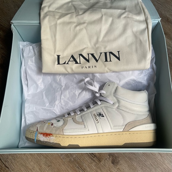 Men’s high top Lanvin Sneakers and Lanvin Hat. - Picture 5 of 11